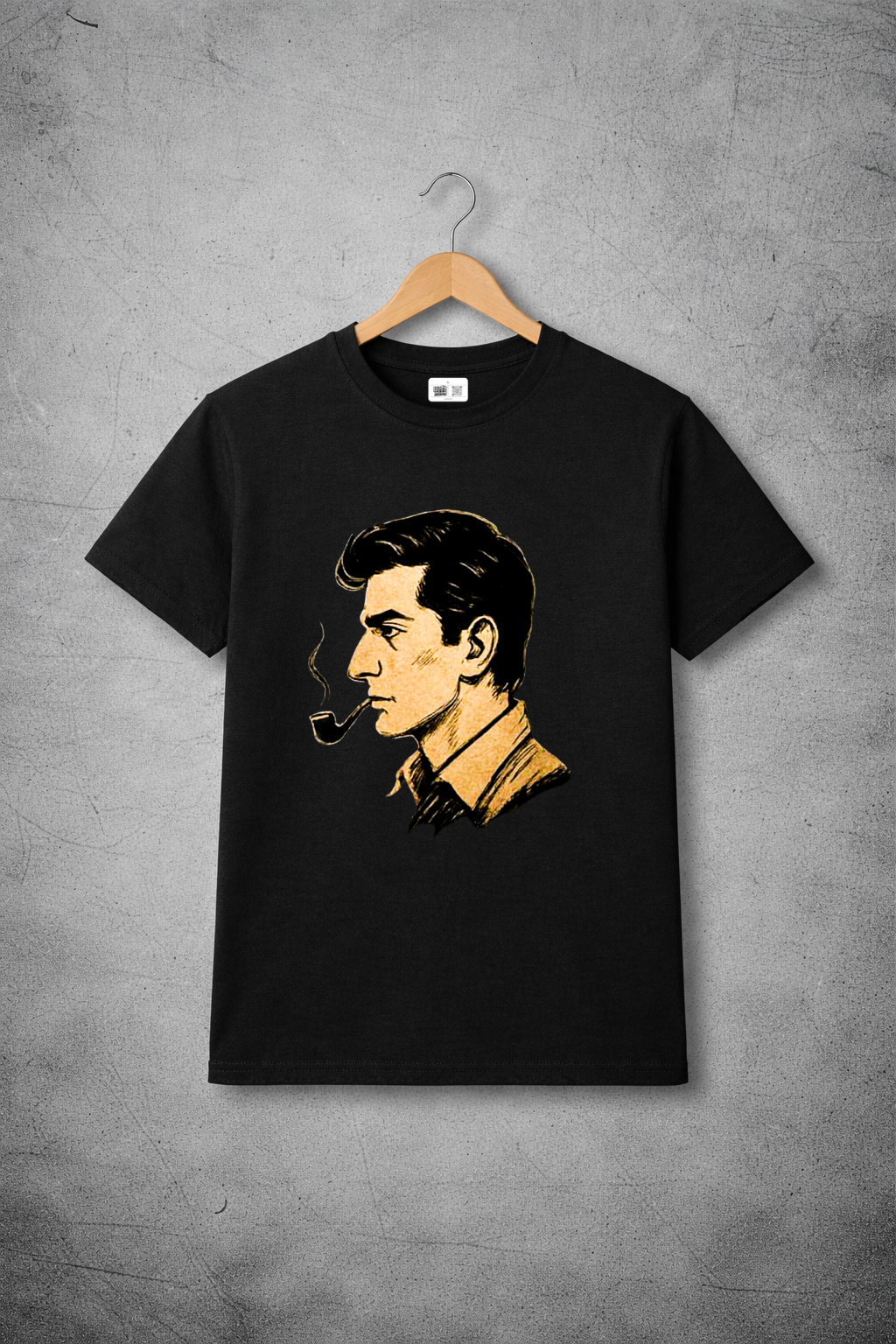 Feluda Inspired Classic Art T-Shirt (Black).
